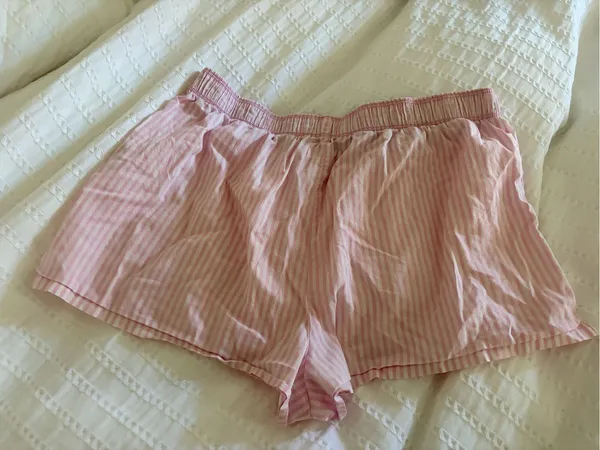 Victoria's Secret Pink & White Striped Sleep Shorts - Image 6