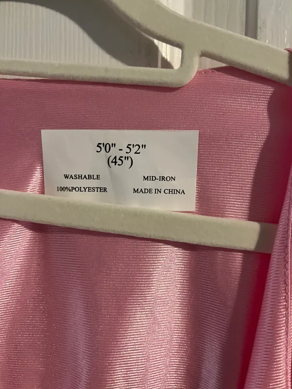 Pink Cap And Gown Size XS - Image 3