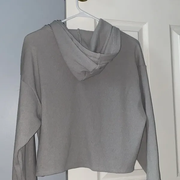 Gilly Hicks size M Cozy Waffle Knit Crop Hoodie - Image 2