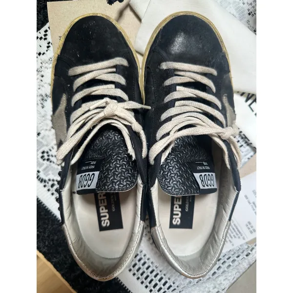 Golden Goose Super-Star Studded Leather Sneakers - Image 8