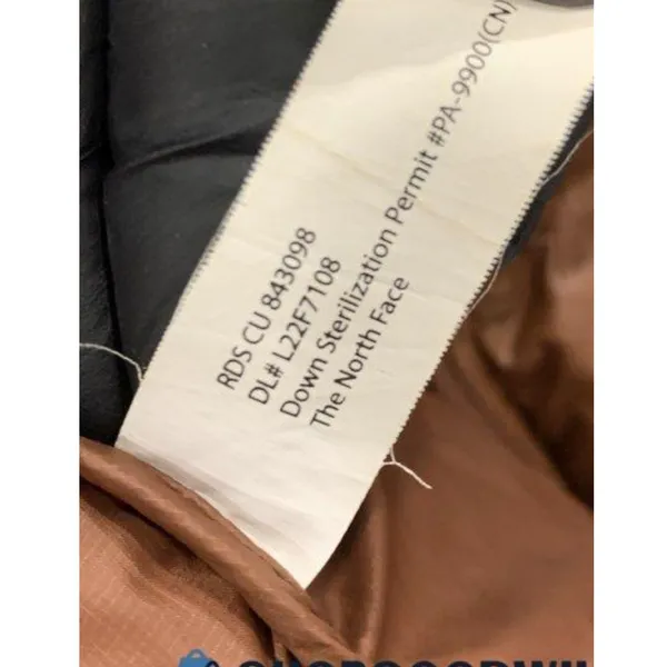 The North Face Nuptse Short Puffer Jacket Womens S Brown 700 Fill Cropped Down - Image 4