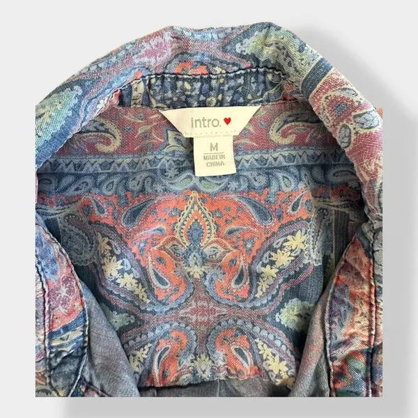 Intro Paisley Floral Byo front‎ Top Size M - Image 2