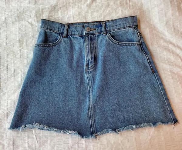 Brandy Melville Blue Denim Skirt - Image 3