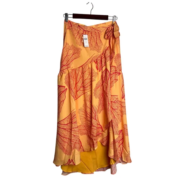 NWT Anthropologie Hutch Printed Wrap Maxi Skirt Sz. M - Image 2