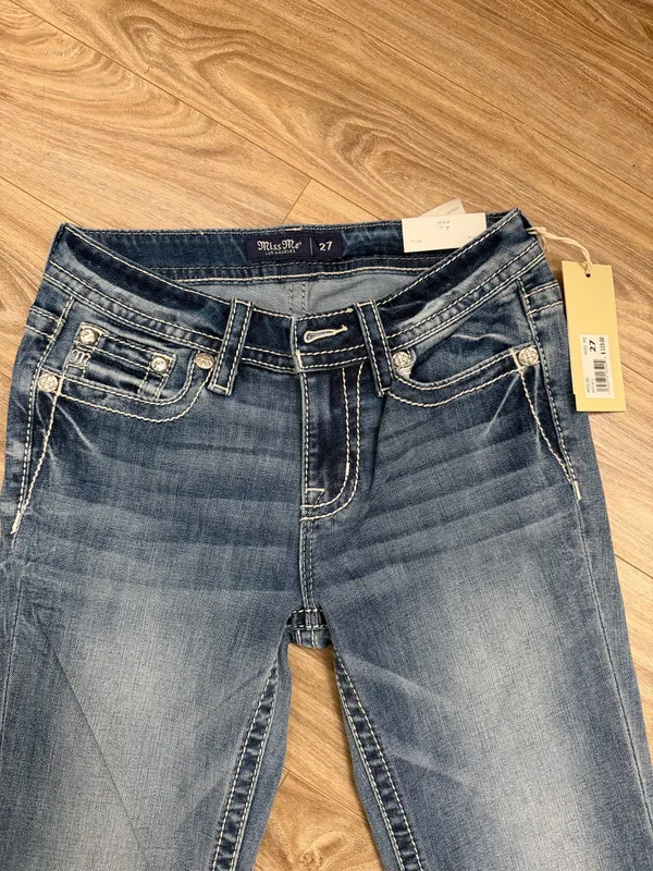 Women’s Miss Me bootcut denim jeans 27x32 - Image 3