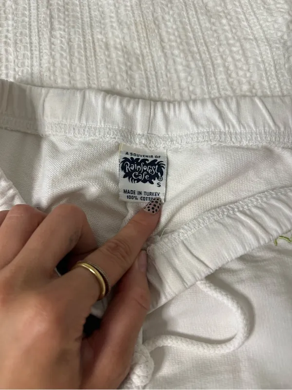 RAINFOREST White Men's Cargo Lounge Pants - Image 3
