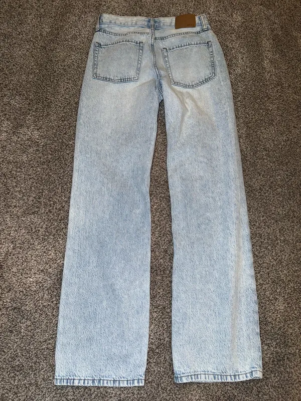 Aeropostale 90's Baggy Light Blue Straight Leg Jeans - Image 2