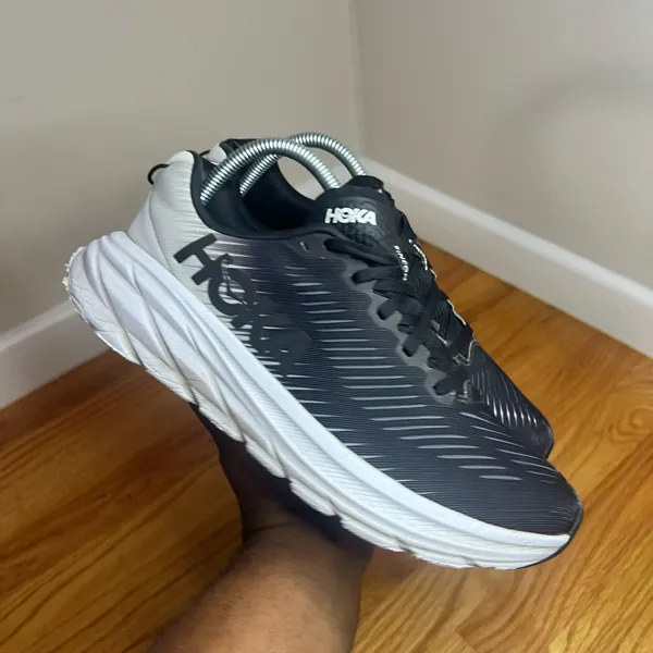 Hoka One One Rincon 3 Black/White 1119396 BWHT Size 8.5W B/7M No box - Image 15