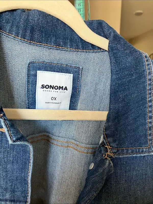 Sonoma Medium Blue Denim Jacket - Women's Jean Jacket - Image 6
