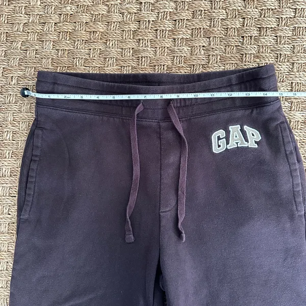 Gap Men’s Small Logo Sweatpants Joggers Brown - Image 5