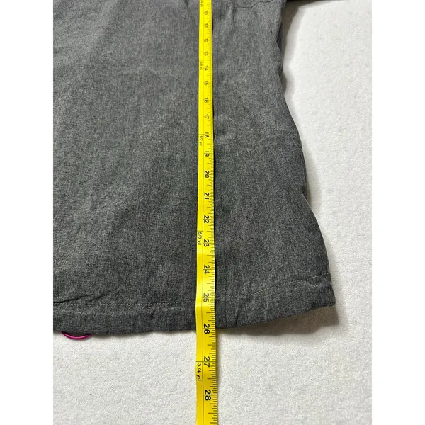 The North Face HyVent 2.5L Waterproof Hooded Jacket Gray Pink Women’s M - Image 8