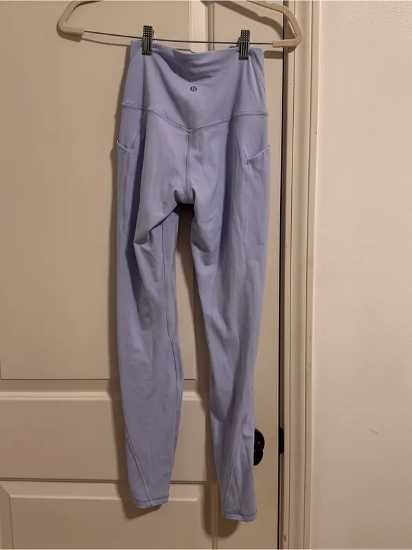 lululemon athletica Light Lavender High-Rise Leggings with Side Pockets - Image 2