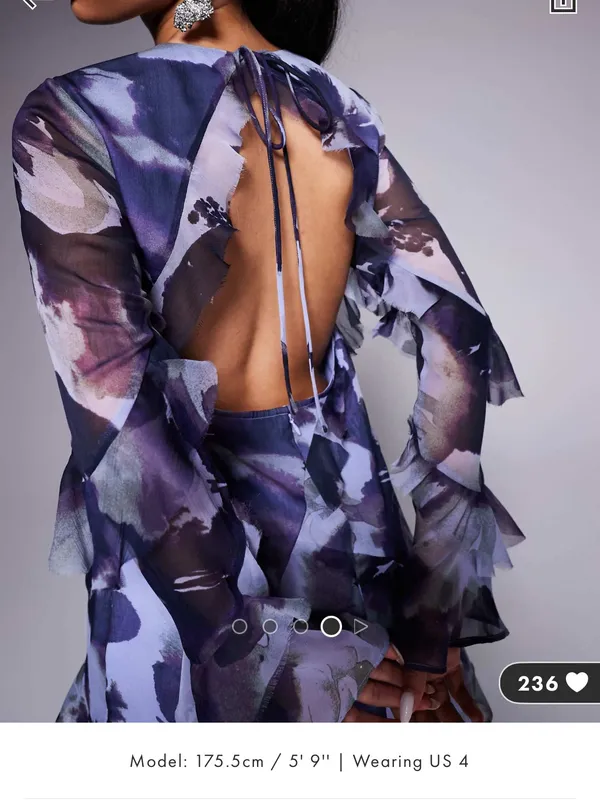 cocktail dress Purple - Image 2