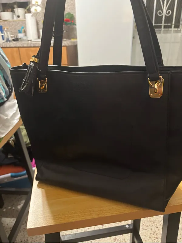 Lauren Ralph Lauren leather black tote - Image 7