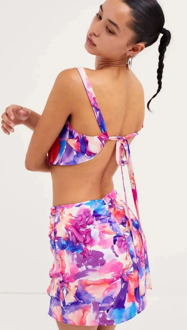 For Love & Lemons Natasha Crop Top & MINI Skirt set - Image 5