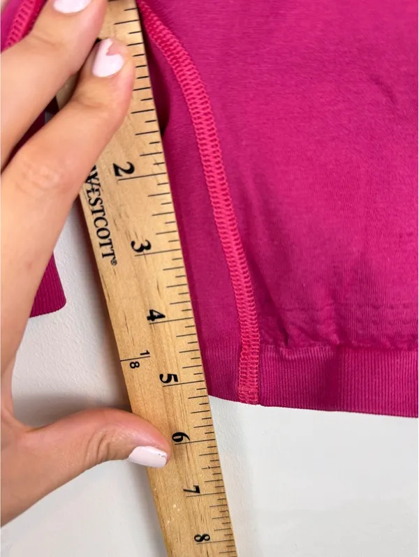 Gymshark Vital Seamless 2.0 Shorts Pink Marl High Waisted Workout Gym Size M - Image 10