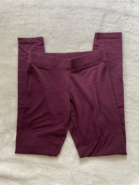 Aeropostale Maroon Leggings size S - Image 7