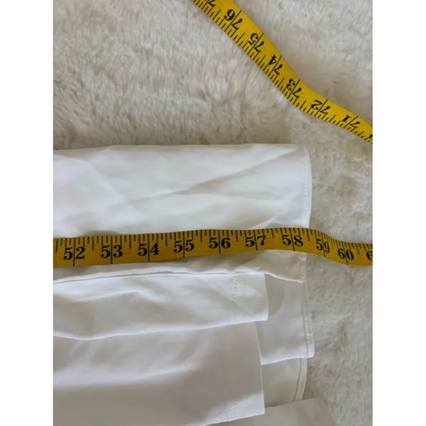 Lulus Here's to Love White Satin Backless Column Maxi Dress Size Large Wedding - Image 8
