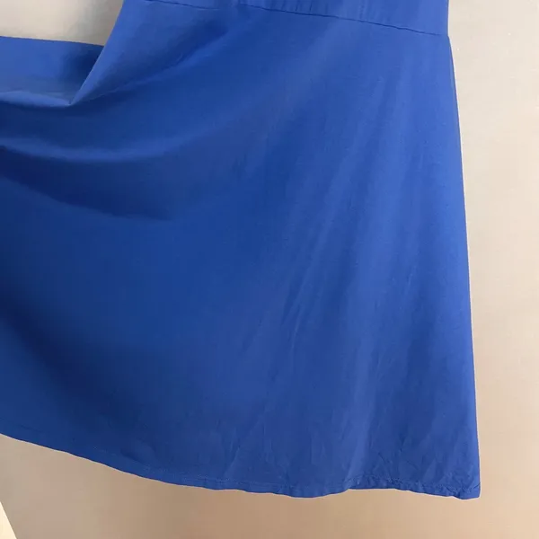 Halter Tank Sundress Blue Women Plus Size‎ XXL Stretch Cotton Sleeveless OUGES - Image 6