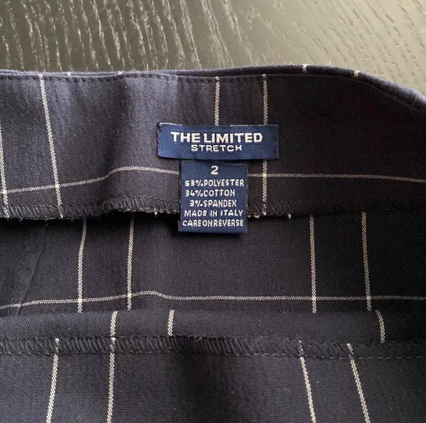 The Limited Navy Plaid Skirt - Image 3