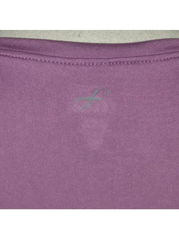 Free Fly Womens XL Twist-Front Long Sleeve Top Purple Athletic Athleisure MINT - Image 8
