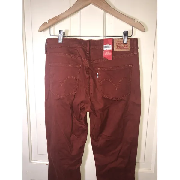 Levi’s Mid Rise Skinny Jeans Rust W29 L32 NWT - Image 5