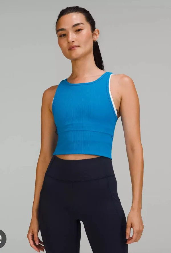 Lululemon Power Pivot Tank Ribbed - Image 2