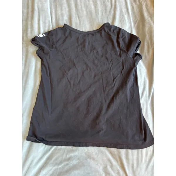 Harley Davidson Womens XL‎ Black Graphic T-Shirt Distressed Logo Cotton Tee - Image 4