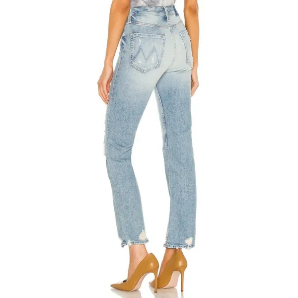 Mother Superior High Waisted Rider Skimp Jeans - Image 3