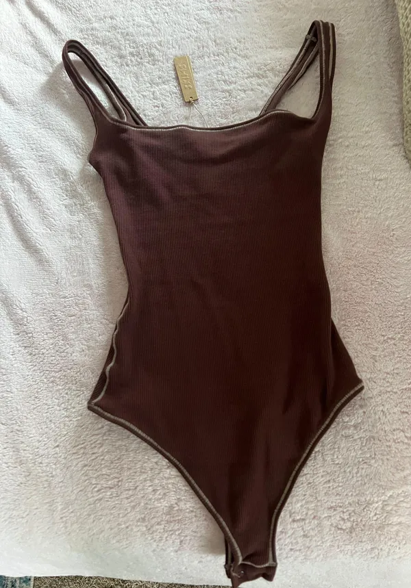 SKIMS Cotton Rib Bodysuit - Image 3