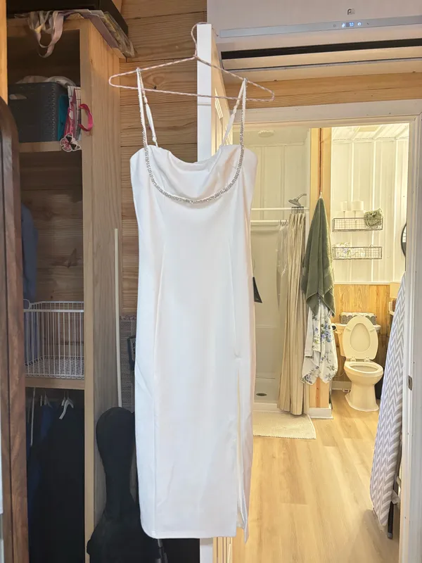 Lulus white midi dress - Image 2