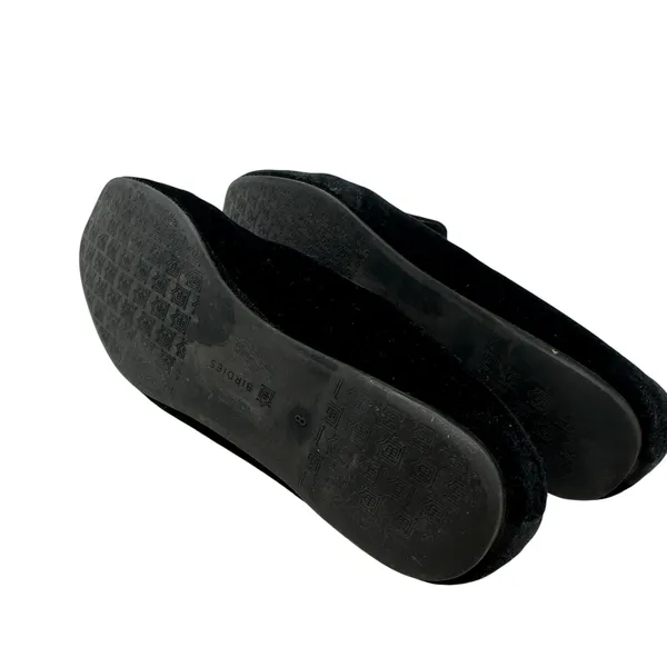 Birdies The Starling Velvet Flat‎ Loafers Black Size US 8 - Image 11