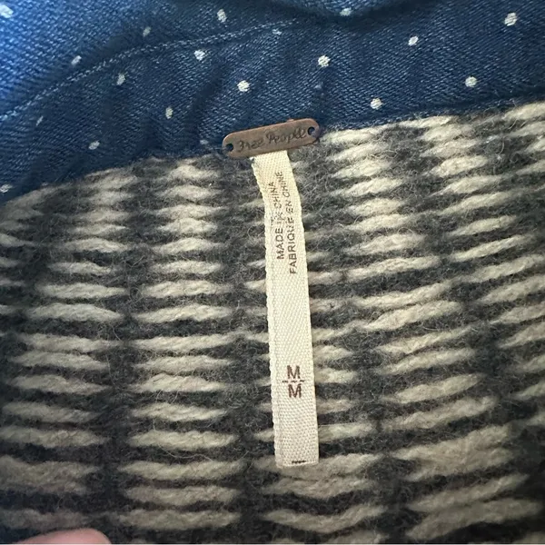 Free People Sage Printed Contrast Shirt - Image 6