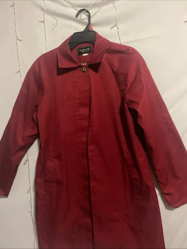 Women's Red Trench Coat - Image 4