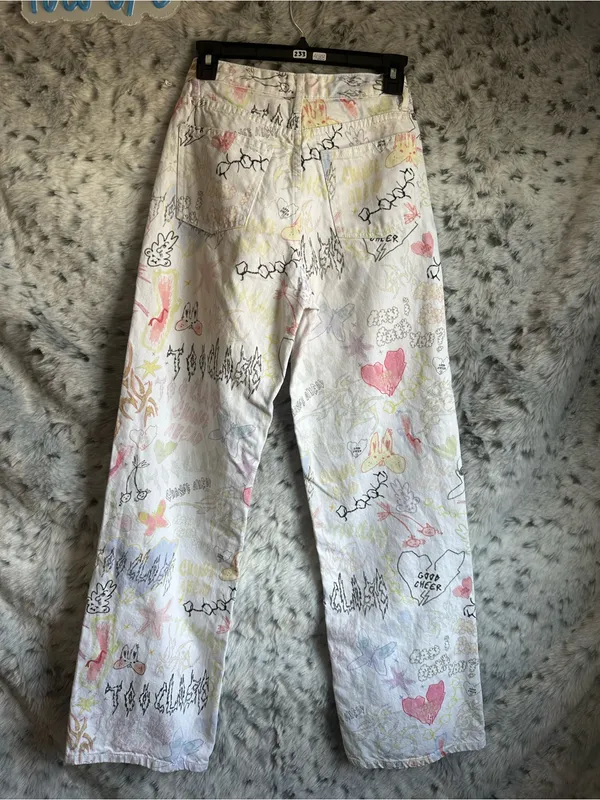 591. Bershka 90s wide denim sz 4 Euc - Image 2