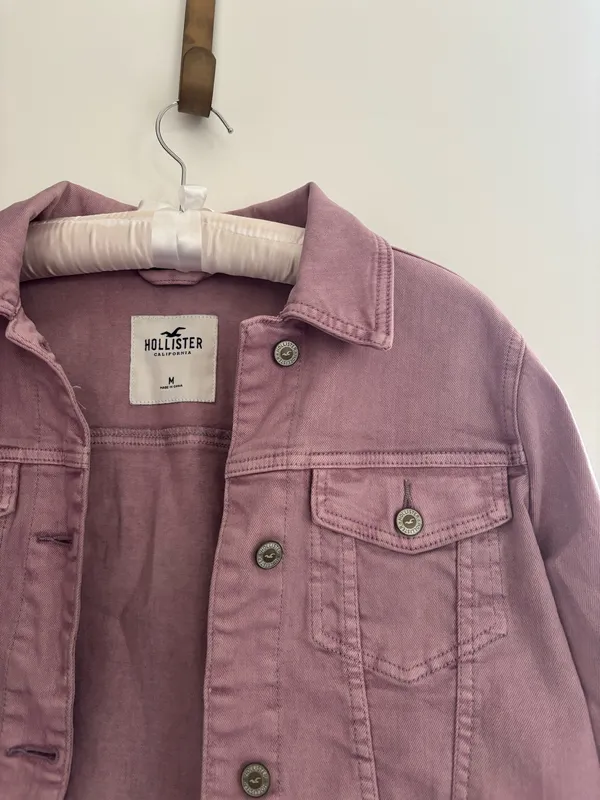 Hollister Cropped Jean Jacket - Image 2