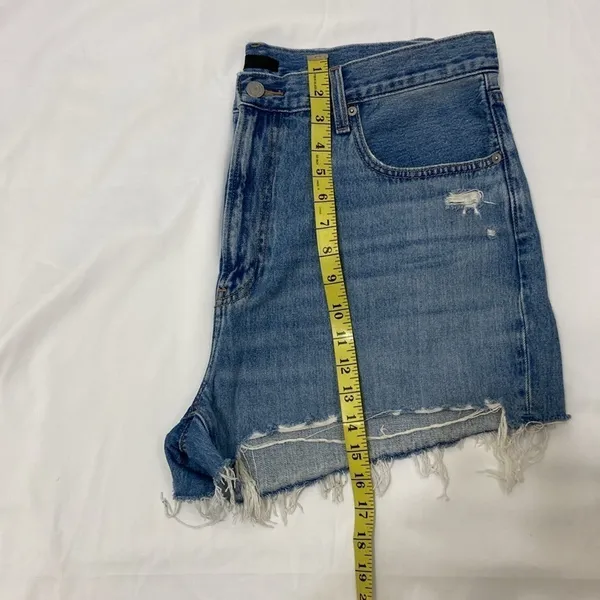 Uniqlo ,Women’s,Blue,Distressed,Short Jeans.Size-10 - Image 7