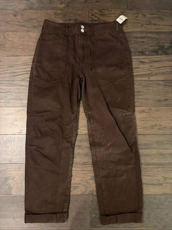 New with Tags Pilcro The Wanderer Relaxed Mis Rise Pant Sz 27 - Image 5