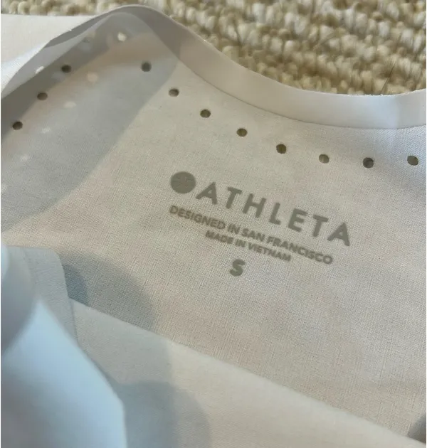 Athleta Low-Back Tank White S - Image 6