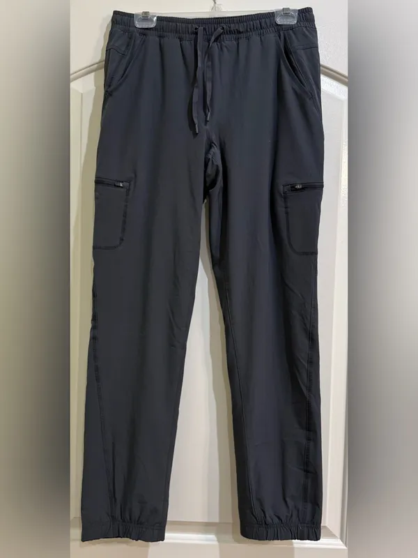 Eddie Bauer Fleece Lined Joggers. Gray. Size 6. NWT. - Image 2