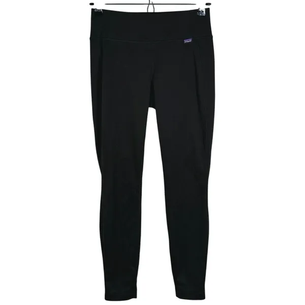 Patagonia Womens Capilene Midweight Leggings XS Black Base Layer Hiking Outdoor - Image 2