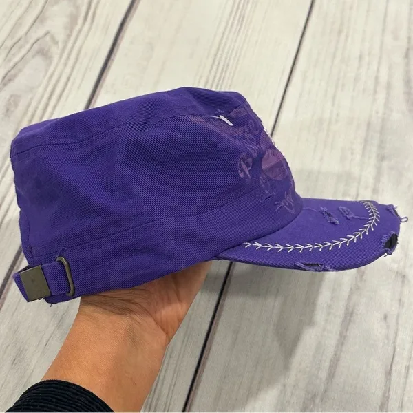 Mom’s‎ Bling Baseball Ball Cap Purple Patriotic Little League Adjustable - Image 7