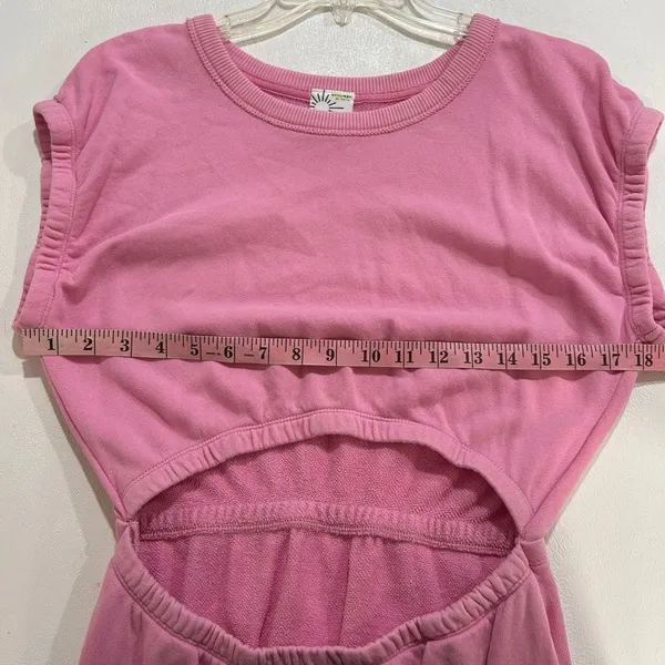 OFFLINE by Aerie Pink Cutout Mini Dress Size S Casual Lounge Athleisure - Image 7