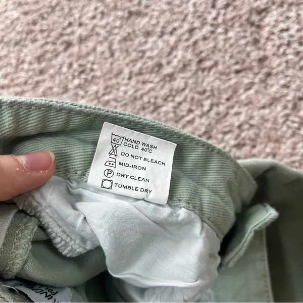 Princess Polly Lester Mom Jeans - Sage Green - Image 7