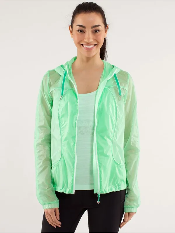 Lululemon Transparent-See Jacket
Fresh Teal / Very Green - Image 2