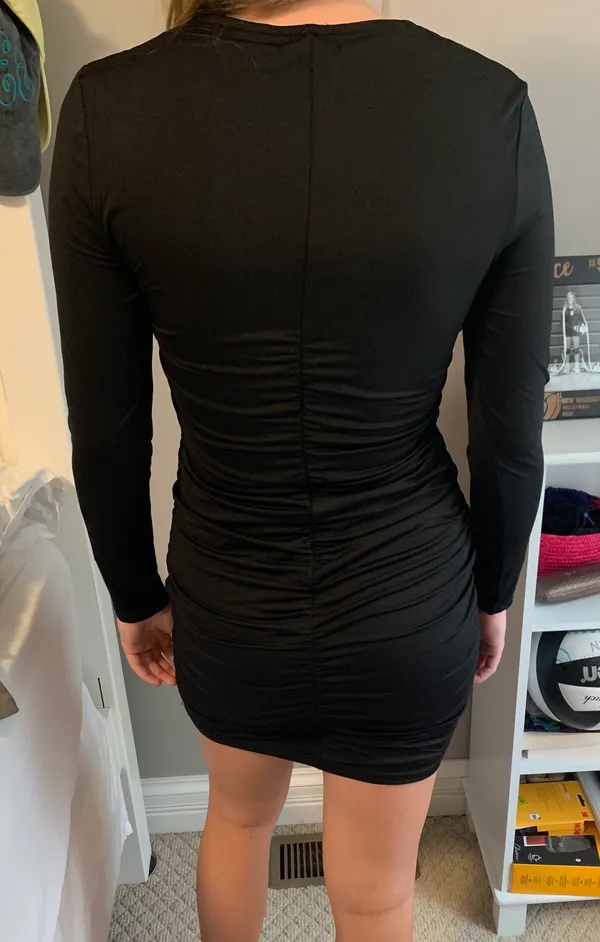 Bodycon Dress Black Size M - Image 3