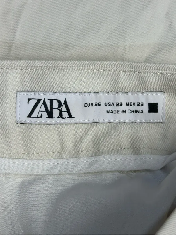 🤍 Zara Off White Tailored Bermuda Shorts NWT | Size 29 | Old Money Style - Image 7