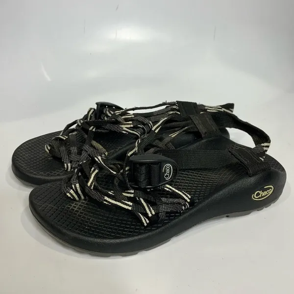 Chacos women's Z sandals adjustable black and white size 6‎ - Image 3