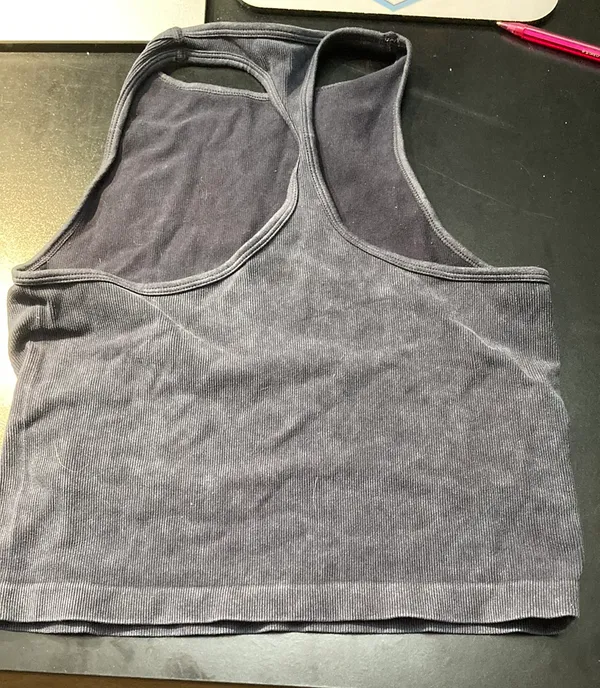 Aura Black Tank Top - Image 2