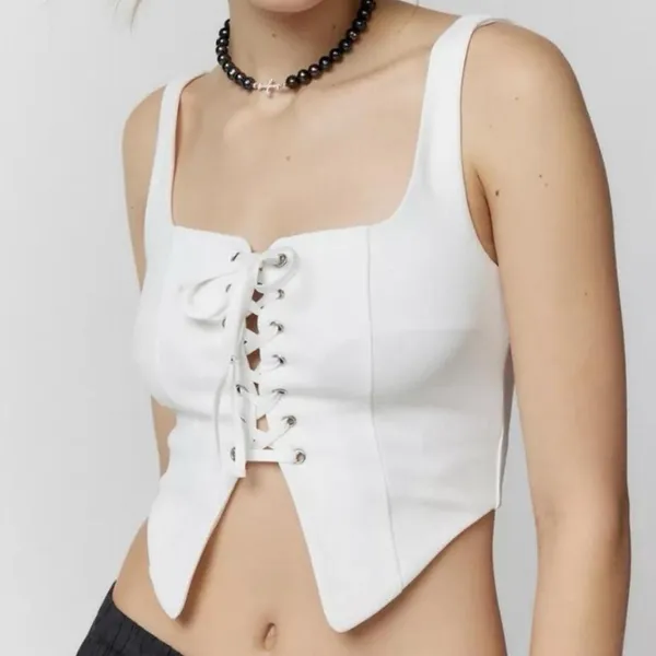 Urban Outfitters Crop Corset Tank - Image 3